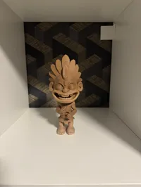 Statuette tiki texturée — photo 2