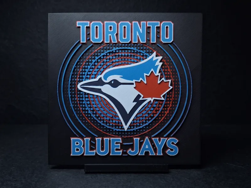 Blue Jays Logo - Hueforge Wall Art