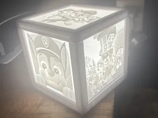 paw patrol lithophane box
