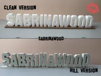 Hill and clean version Sabrinawood