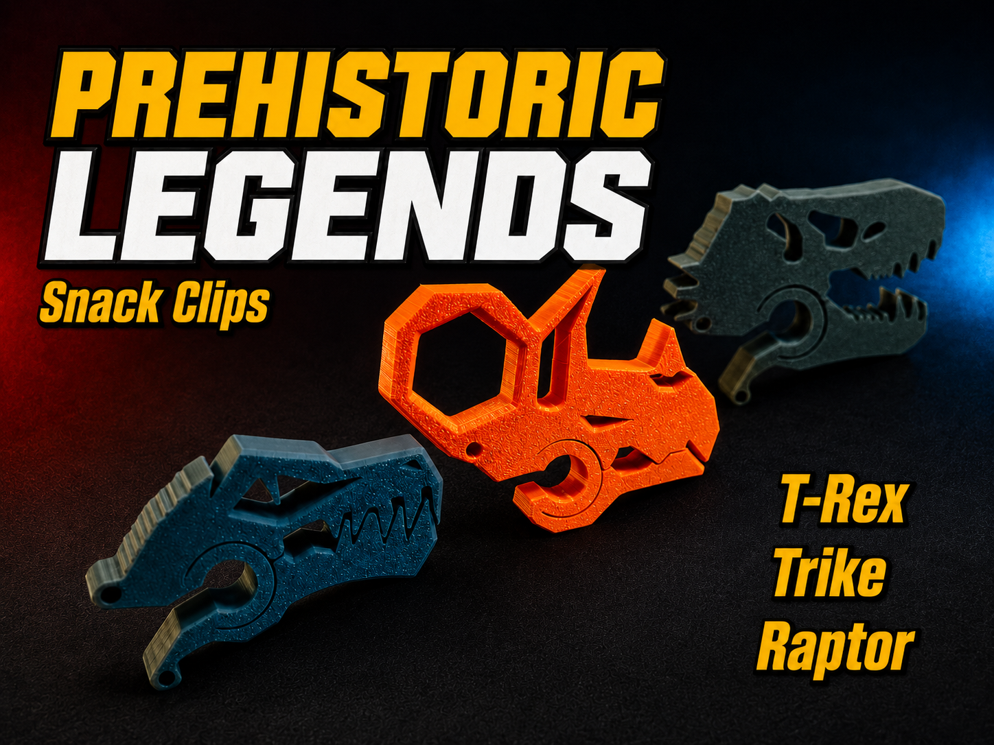 Prehistoric Legends - Dino Bag-Clip