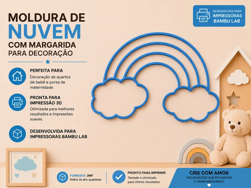 Moldura Nuvem