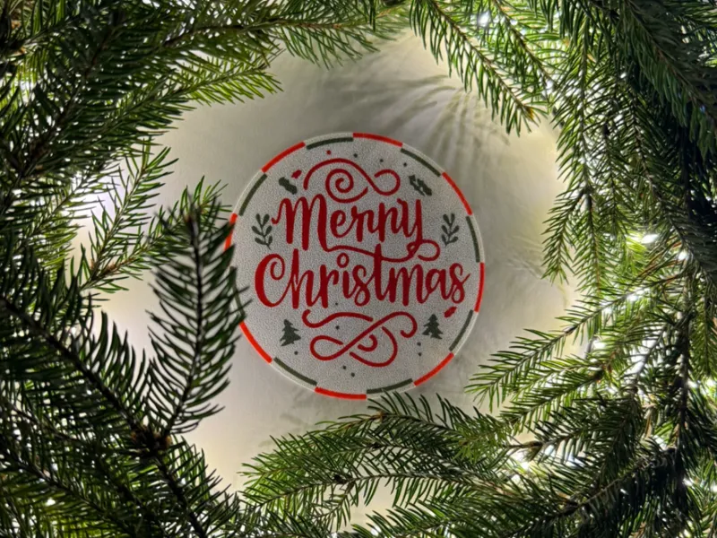 Merry Christmas Decor Ornament