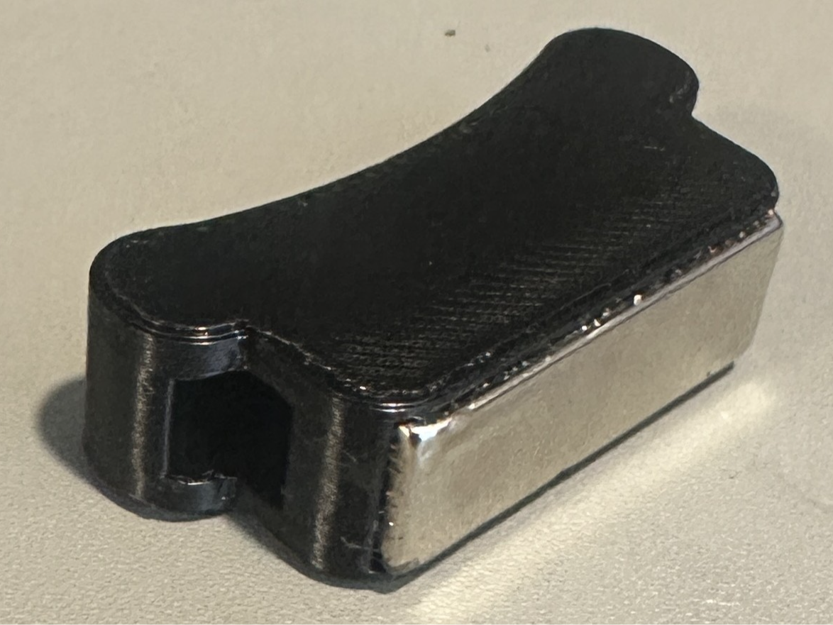 Magnetic Wire harness mount with Zip tie fastener 