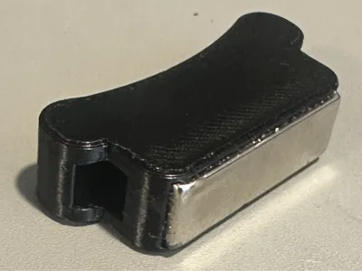 Magnetic Wire harness mount with Zip tie fastener 
