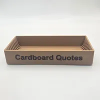 Cardboard Quotes Storage x10