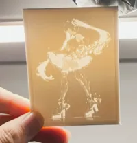 Sculpture lumineuse Hatsune Miku — photo 1