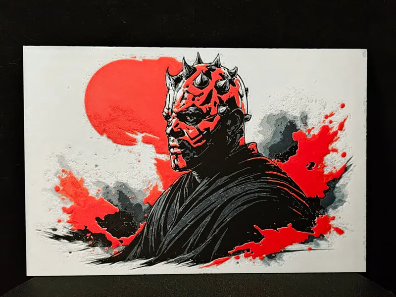 Darth Maul Filament painting