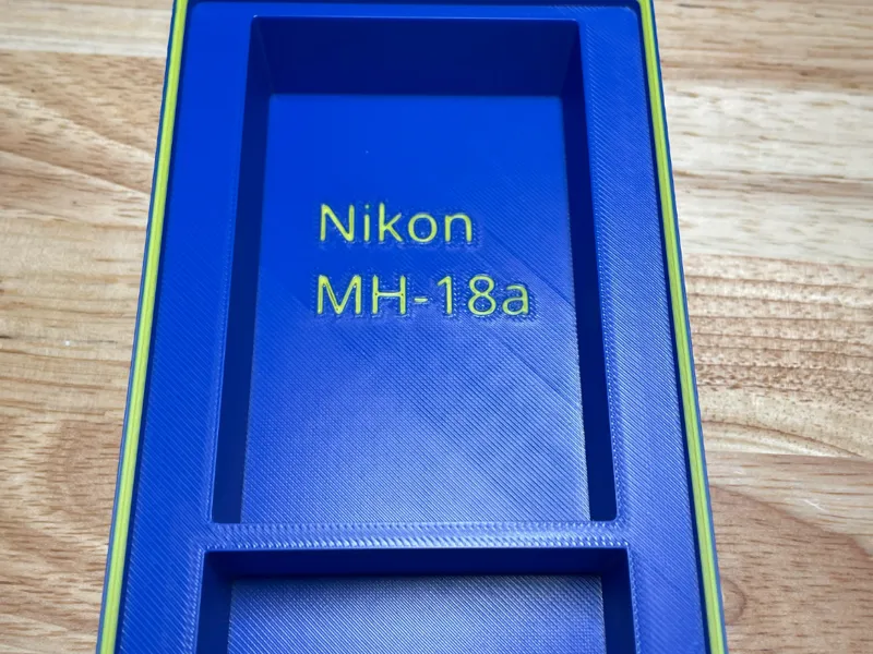Gridfinity Nikon MH-18A Battery Charger Bin