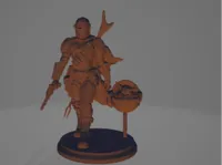 Bounty Hunter & Child: Optimized 0.2mm (Tree Supports)