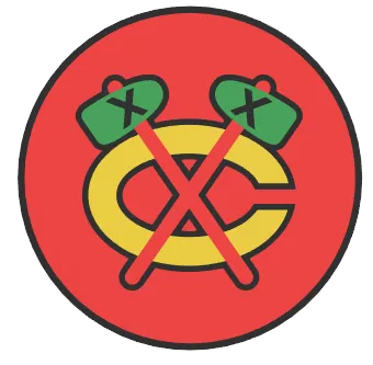 Chicago Blackhawks (alternate logo) Coaster Set