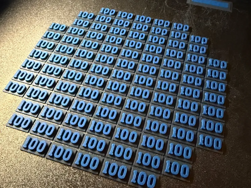 Mini 100s for 100th Day of School!