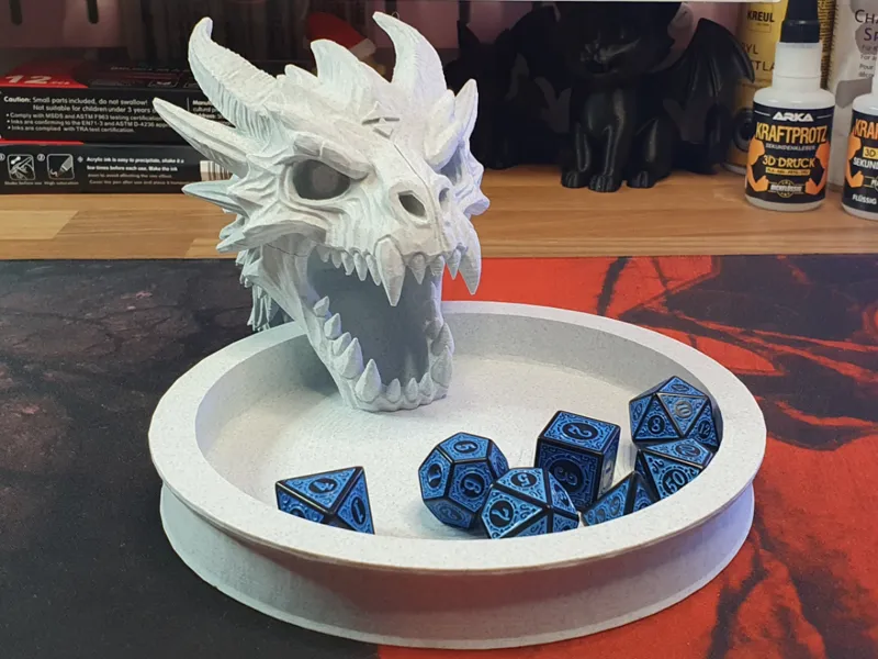 Dragon Dice Tray – Drachen-Würfelschale