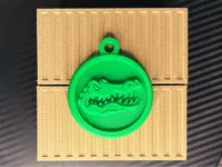 Porte-clés alligator, édition plate — photo 1