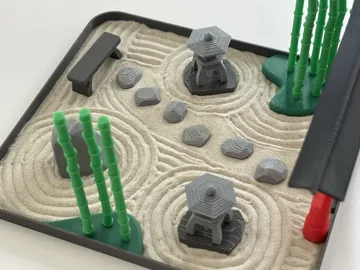 Letrero o emblema decorativo: Zen Garden — vista de referencia 2