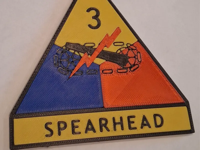 All Three Armor Division Patches- A1 Compatible