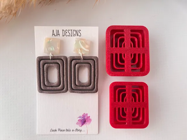 Polymer Clay Earring Mold 79
