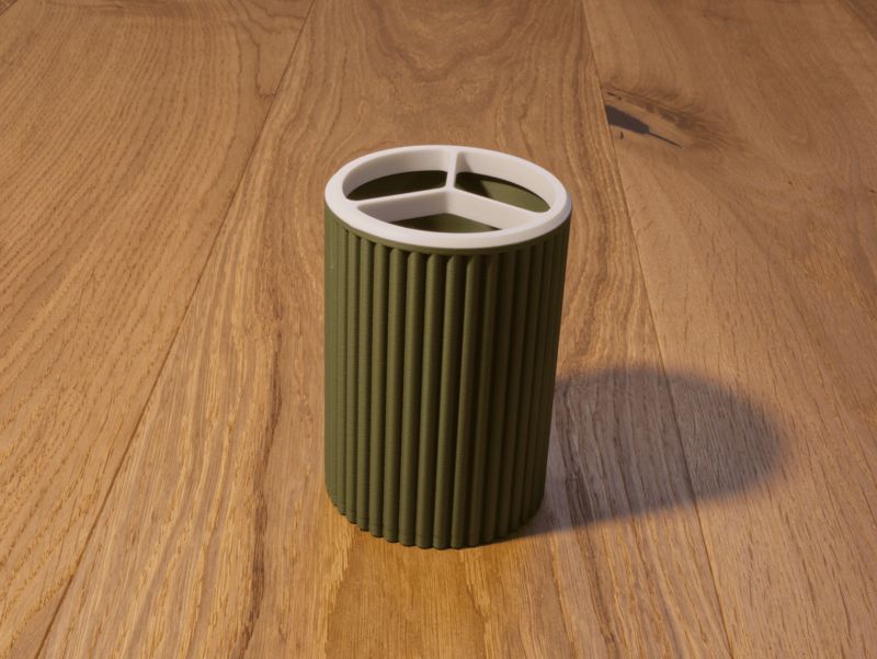 Modern Ribbed Cup - Modular Cup Organizer System