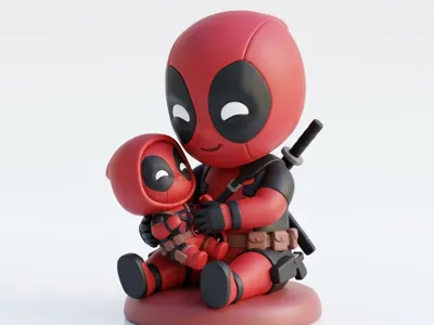 Deadpool Dad and Son