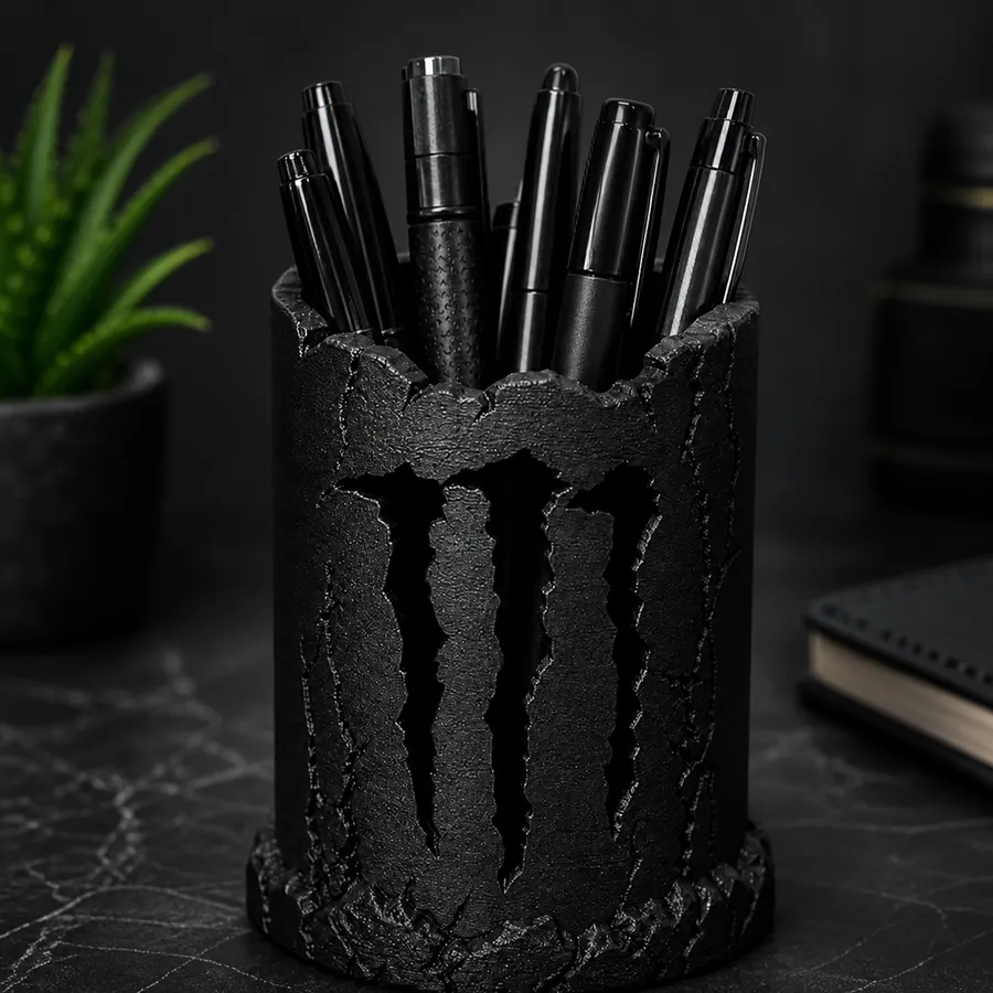 Porta Canetas Monster - Organizador de Mesa view 2