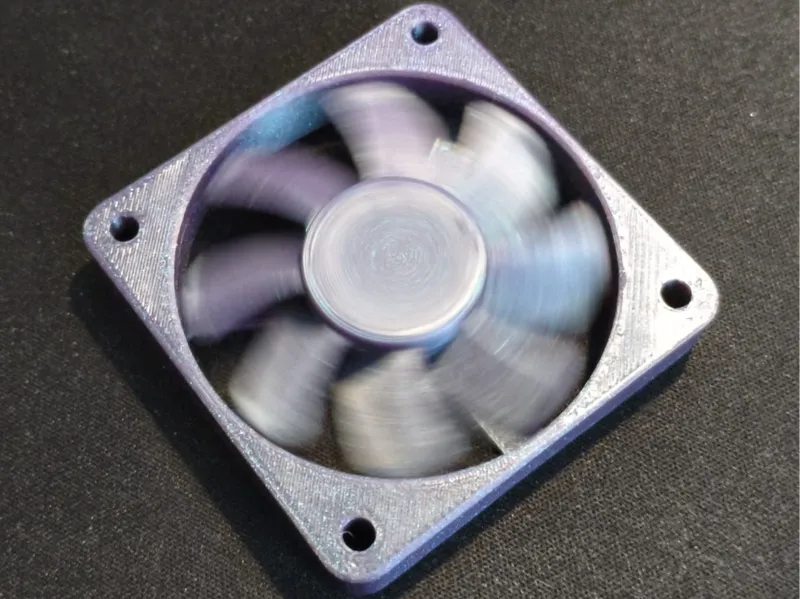 Spinning Fidget Fan for 608 Bearings, PC Fan Toy.