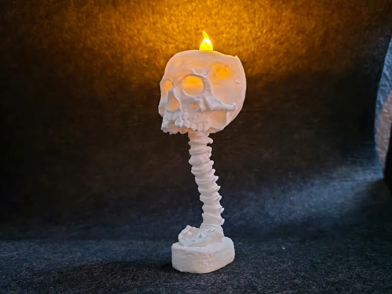 Skull & Spine - Tea Light