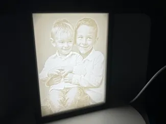 Rahmen für Lithophane + Bambu CMYK Backlight Board