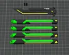 0.2mm layer, 3 walls, 15% infill (Green)