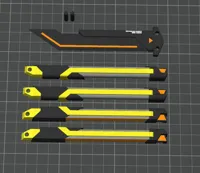 0.2mm layer, 3 walls, 15% infill (ORANGE)