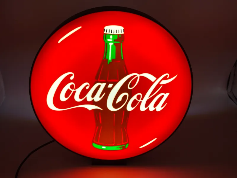 lightbox Coca-Cola