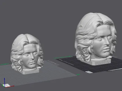 Dimebag Garrell bust/statue