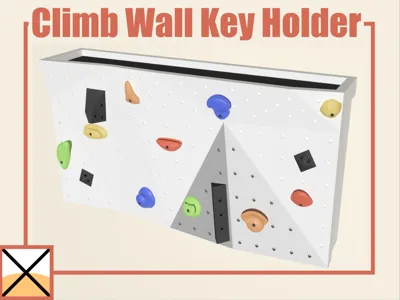 Climbing Wall Key Holder