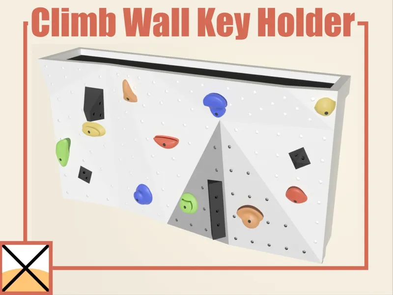 Climbing Wall Key Holder