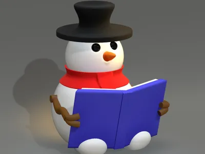 Snowman tea light lamp