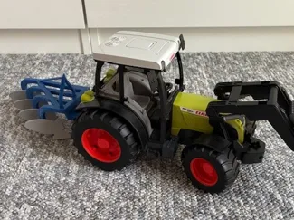Old-Style Plough for Bruder Tractors