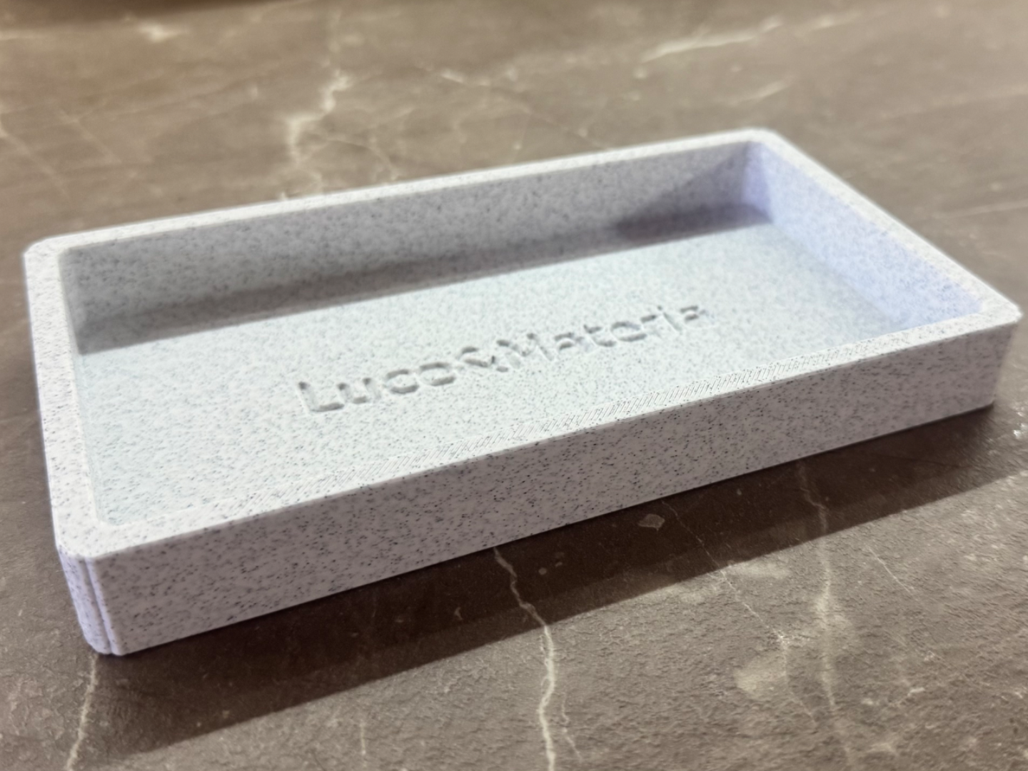 Minimal Catch-all Tray "Luce&Materia" Modern D.