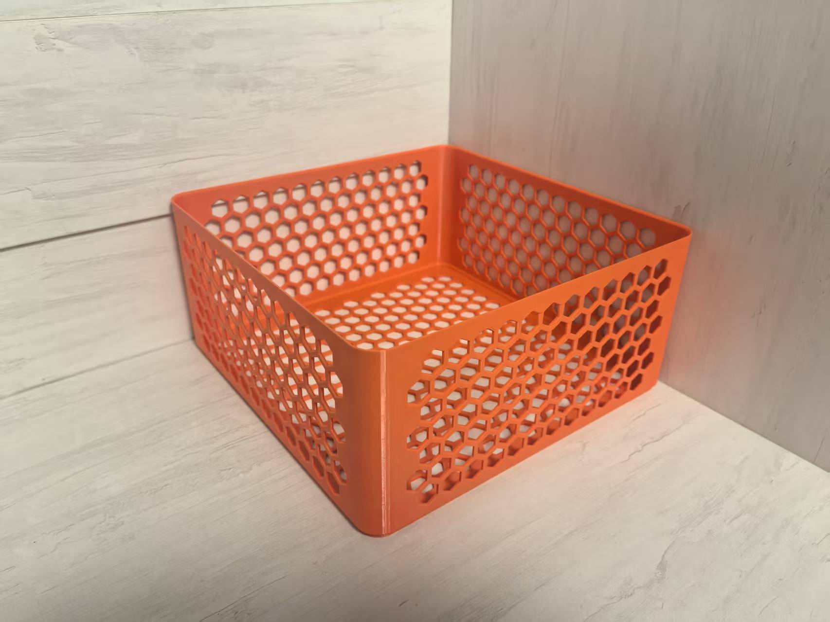 Miniatura 3 do modelo 3D 可堆叠收纳盒（镂空省料）-内衣/内裤/袜子