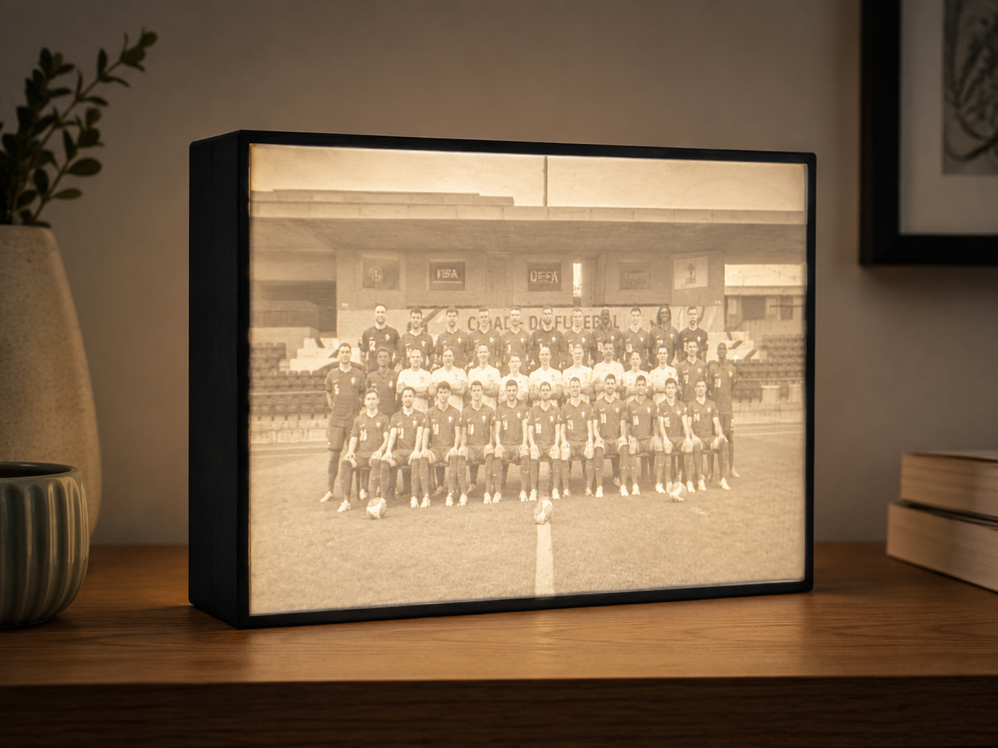 Caixa de Luz Lithophane – Seleção Portuguesa 2026