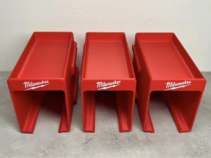 Modular Milwaukee drill/impact holder with shelf