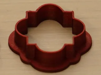 Ornate Clover Polymer Clay Cutter
