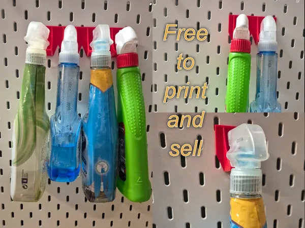 Support pour flacon spray IKEA Skådis