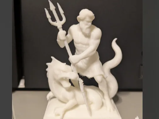 Poseidon Statue
