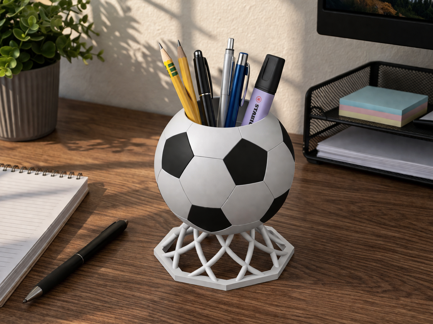 Soccer Ball Pen Holder