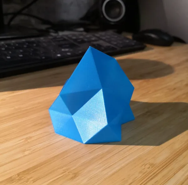 Cristal iceberg en mode vase