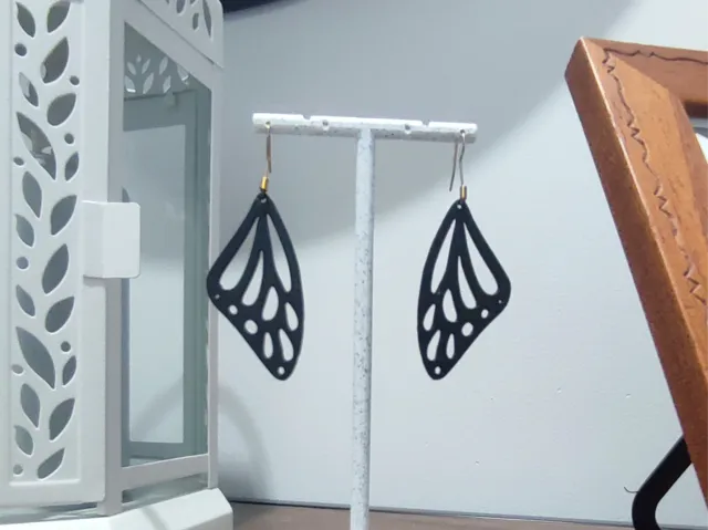 Aretes Fragmentos de Mariposa