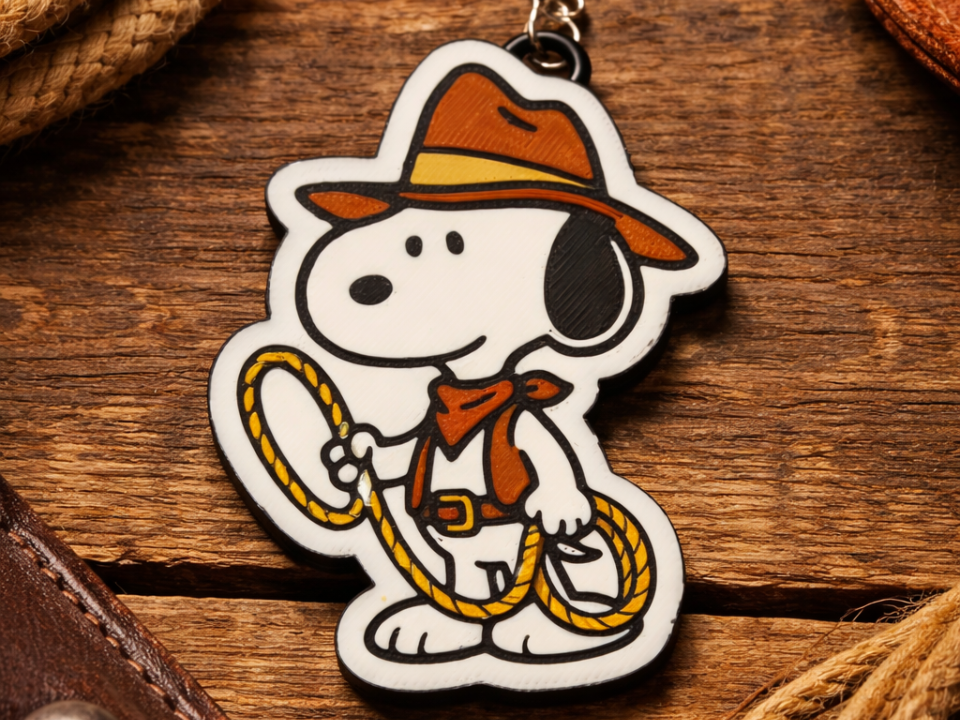 Snoopy Cowboy keychain