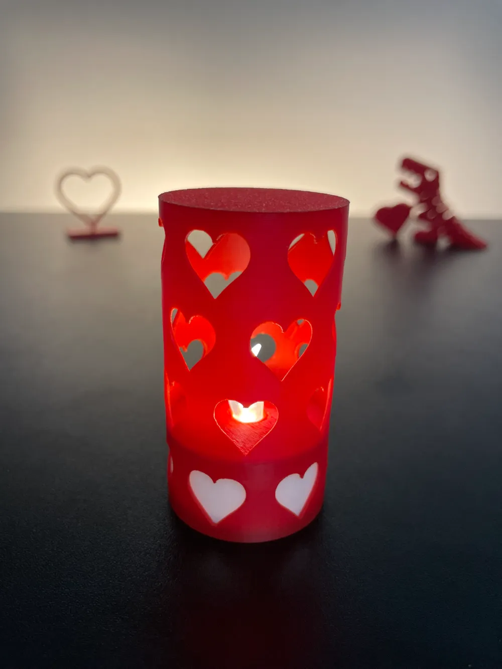 Tea Light Mini Lamp For Valentine's Day by MrPrint3d MakerWorld ...