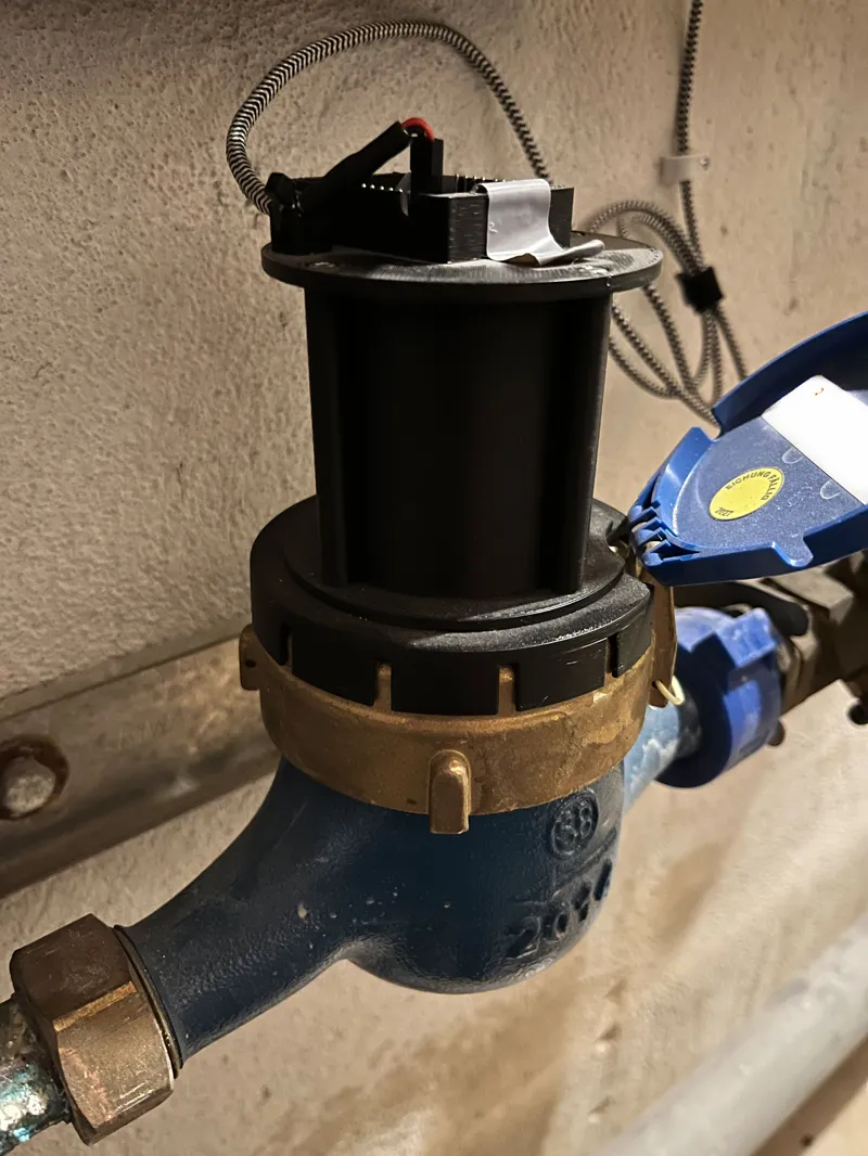 AI-On-the-edge watermeter mount Biesenthal / DIEHL
