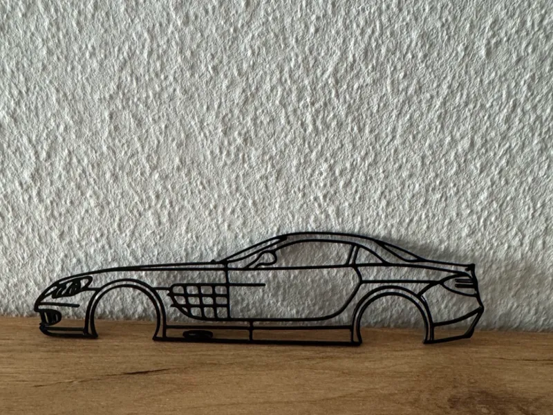 Mercedes SLR McLaren Silhouette One Line Art