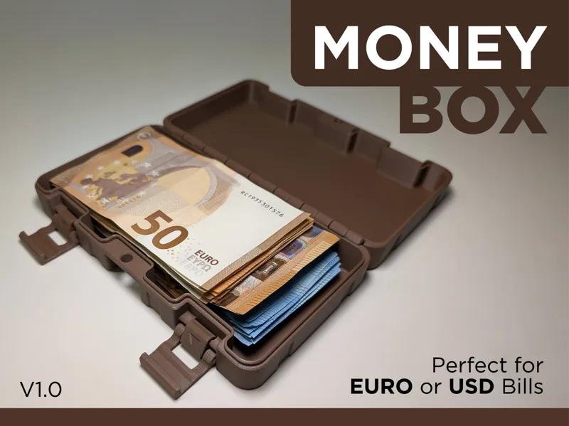 MoneyBox Vault – Print-in-Place Safe Box
